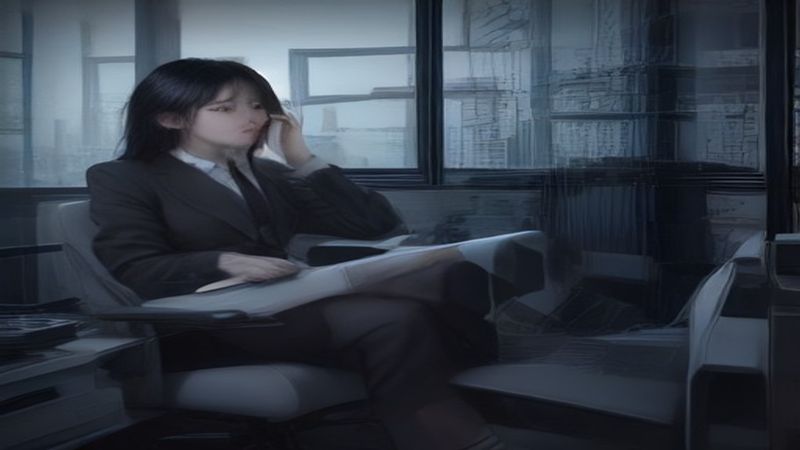 同人动漫创作者为原作角色重新设计服装与世界观的创作场景